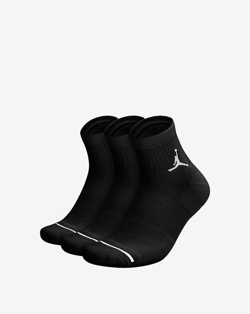 Shop Jordan Everyday Max Quarter Socks 3Pack SX5544010 black SNIPES USA