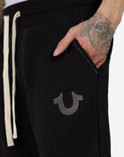 True Religion Classic Logo Jogger MA0H023MF4-BLK Black 3