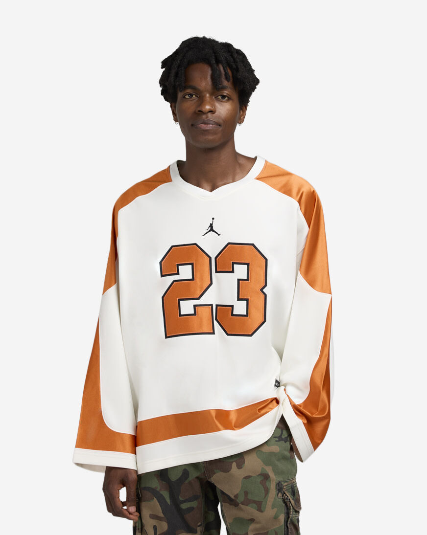 Shop Jordan Brooklyn Collegiate Hockey Jersey HV0109-133 cream