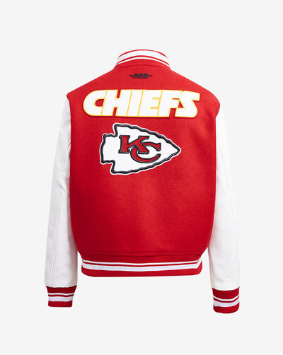 Kansas City Chiefs Retro Classic Rib Wool Varsity Jacket