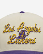 New Era 9Fifty Los Angeles Lakers Chainstitch Snapback Hat 60727202 cream 2