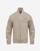 PRO STANDARD Atlanta Hawks Neutral Twill Jacket BAH658166-TAU Beige 1