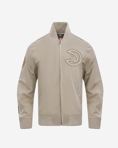 Atlanta Hawks Neutral Twill Jacket