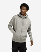 Nike NSW Club Fleece Full-Zip Hoodie BV2645-063 Grey 1