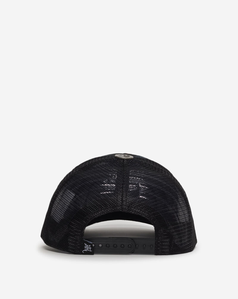 Ed Hardy Tiger Head Trucker Hat EHH0001-78RS Black 3