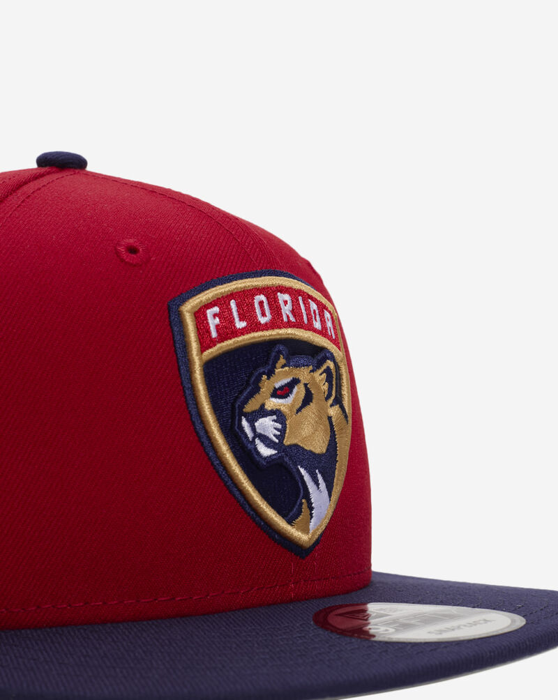New Era 9Fifty Florida Panthers Evergreen Snapback Hat 60649556 Red 2