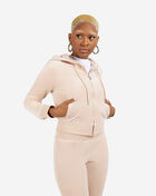 Big Bling Velour Full-Zip Hoodie