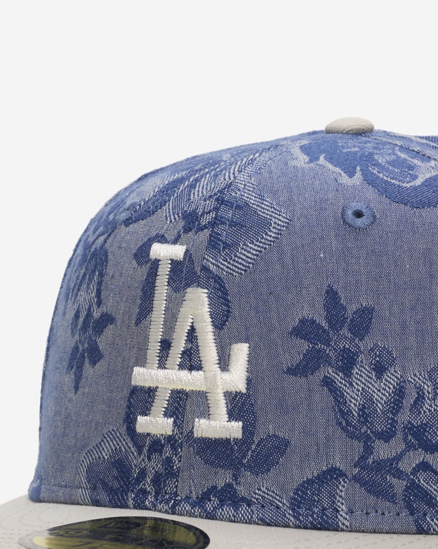 Shop New Era 59Fifty Los Angeles Dodgers Denim Energy Fitted Hat