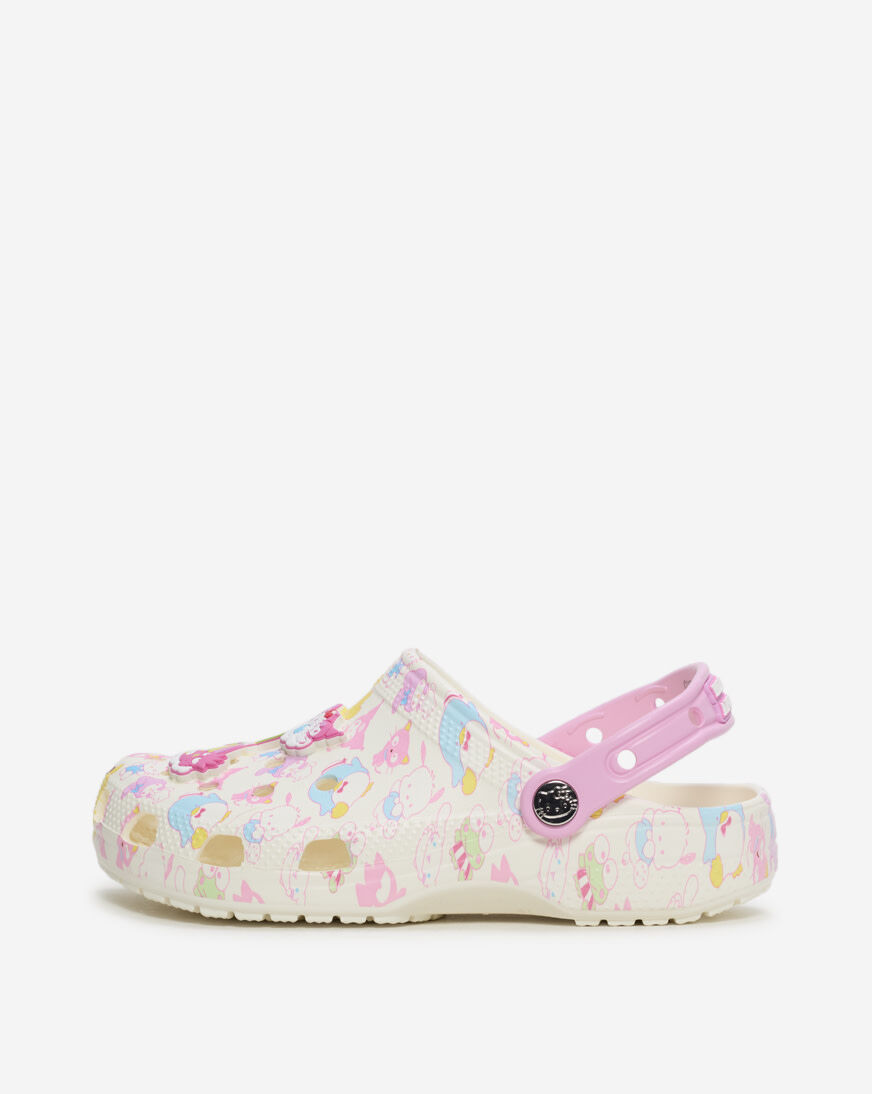 Shop Crocs Grade School Hello Kitty Classic Clog 212685-90HJ pink