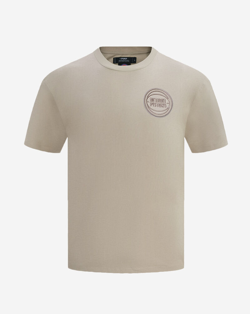 PRO STANDARD Detroit Pistons Neutral Drop Shoulder Tee BDP158133-TAU Beige 1