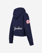 Big Girls' New York Yankees Classic Fleece Full-Zip Hoodie
