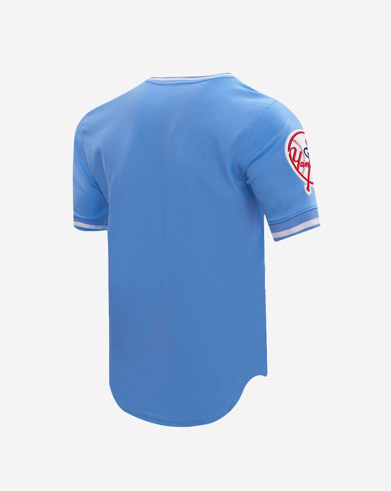 PRO STANDARD New York Yankees Short Sleeve Classic Chenille Double Knit Tee  LNY131891-UNI Blue 3