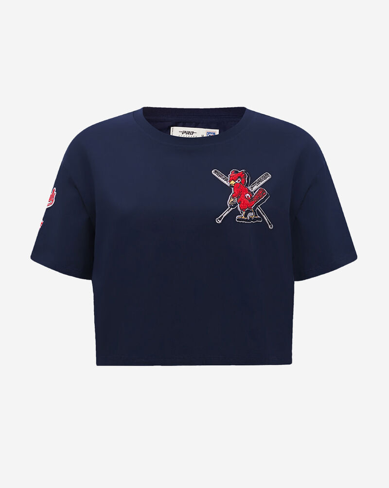 PRO STANDARD St. Louis Cardinals Mash Up Boxy Tee  LSCA35234-MDN Blue 1