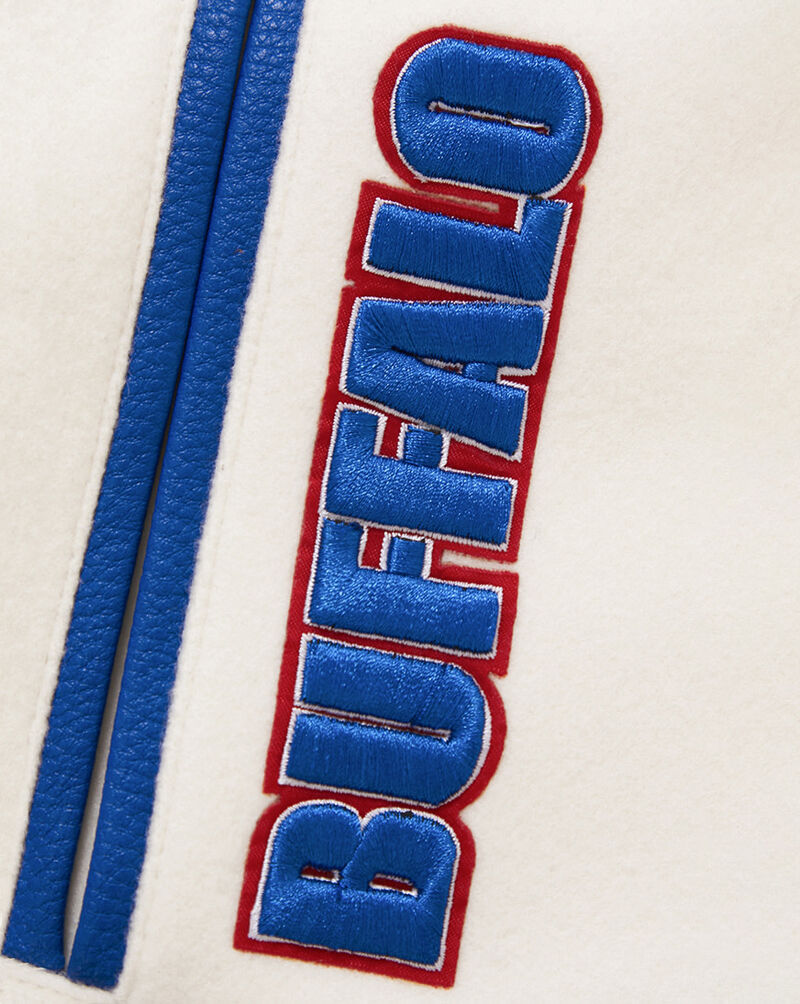 PRO STANDARD Buffalo Bills Retro Classic Rib Wool Varsity Jacket FBBH43999-ERB cream 4