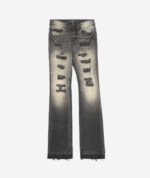 Kids' Distressed Stacked Denim