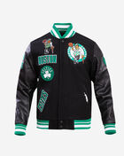 PRO STANDARD Boston Celtics Retro Classic Rib Wool Varsity Jacket BBC655851-BKG Black 1