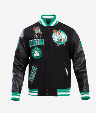 Boston Celtics Retro Classic Rib Wool Varsity Jacket