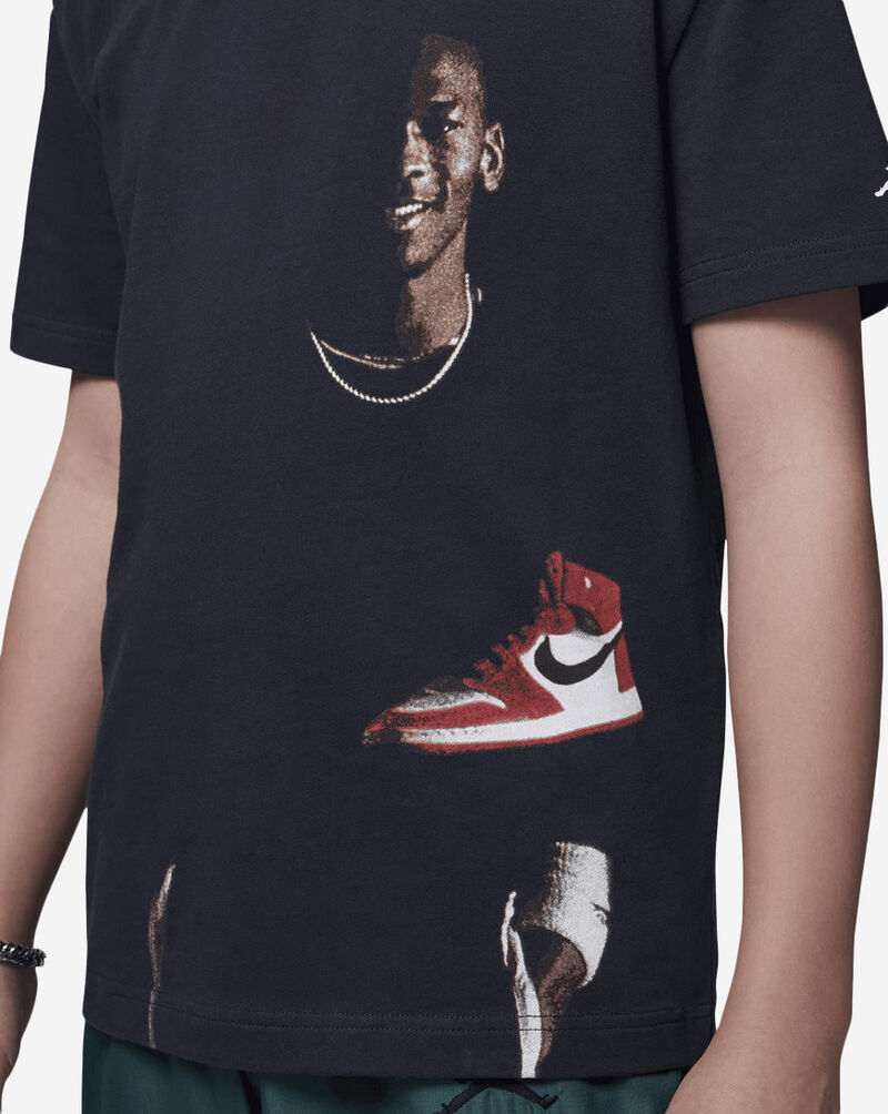 Jordan Big Kids' J Day T-Shirt 95D674-G0T Black 3