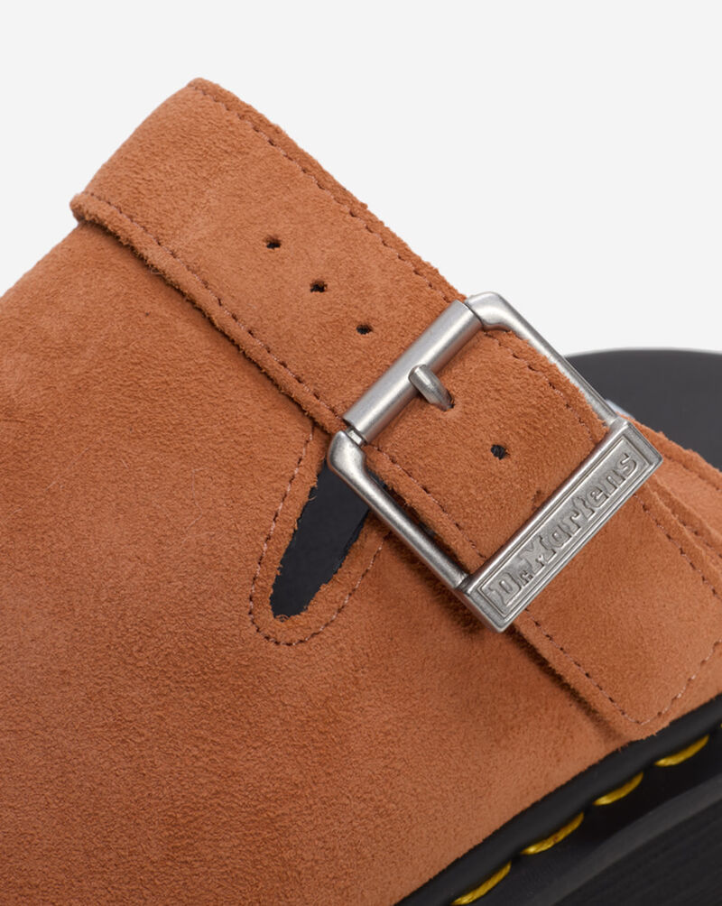 Dr. Martens Zebzag Suede Slingback Platform Mules 31937800 Orange 8