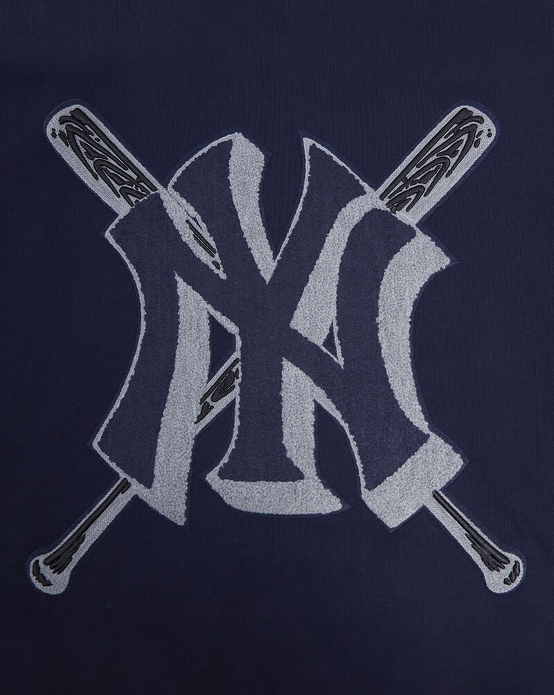 New York Yankees Mash Up Rib Fleece Crewneck