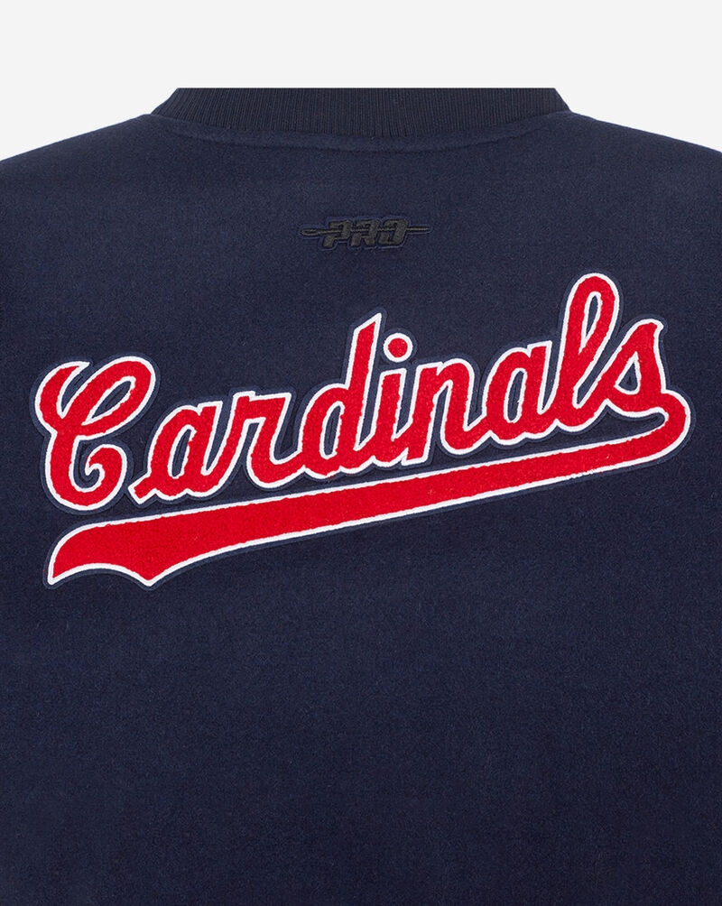 PRO STANDARD St. Louis Cardinals Classic Wool Varsity Jacket LSCH37710-MNW Blue 4
