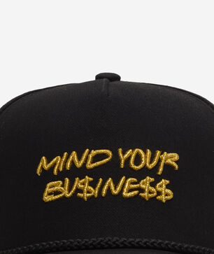 Mind Your Business Twill Trucker Hat