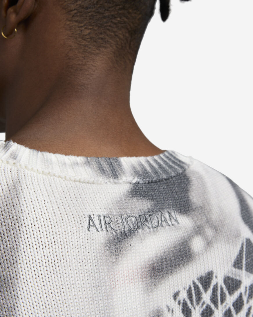 jordan white sweater