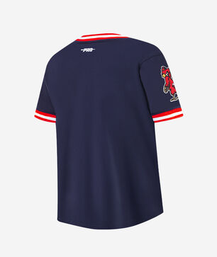 Big Boys' St. Louis Cardinals Classic Striped Rib Tee