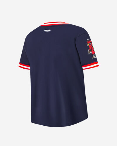 Big Boys' St. Louis Cardinals Classic Striped Rib Tee