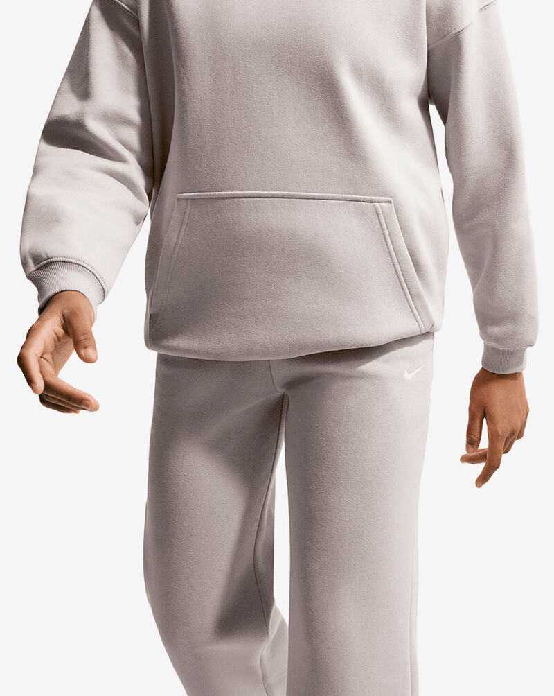 Nike Big Kids' NSW Studio Fleece Open-Hem Pants IM4973-211 Brown 3