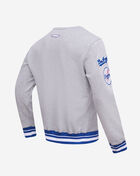 PRO STANDARD Los Angeles Dodgers Mashup Rib Crewneck  LLD533334-HDB Grey 3