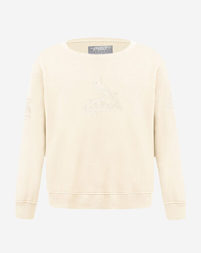 Big Boys' St. Louis Cardinals Neutral Fleece Crewneck