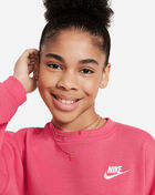 Nike Girls' Club Fleece Boxy Sweatshirt FZ9244-629 Pink 3