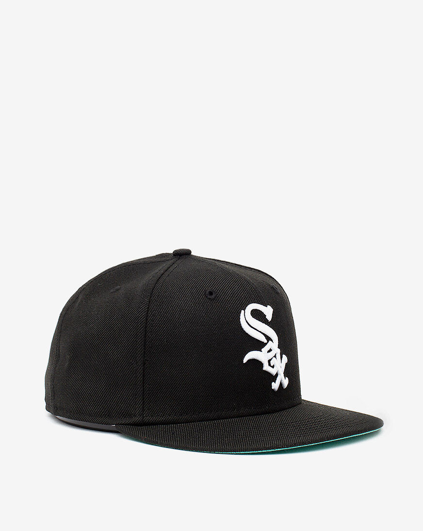 white sox fitted grey underbrim