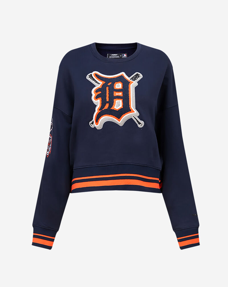 Detroit Tigers Mash Up Rib Fleece Crewneck
