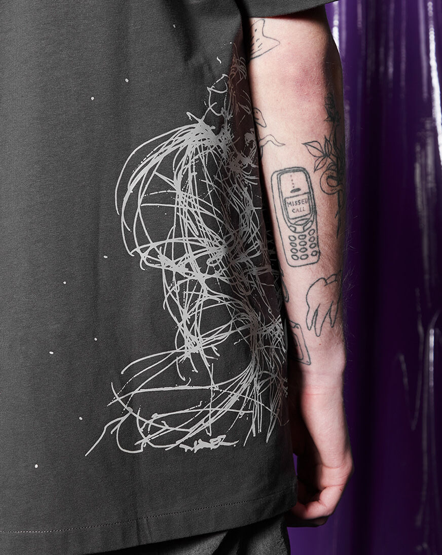 Shop SNIPES 032c WORKSHOP x SNIPES Tee SFM213-007-1 grey | SNIPES USA