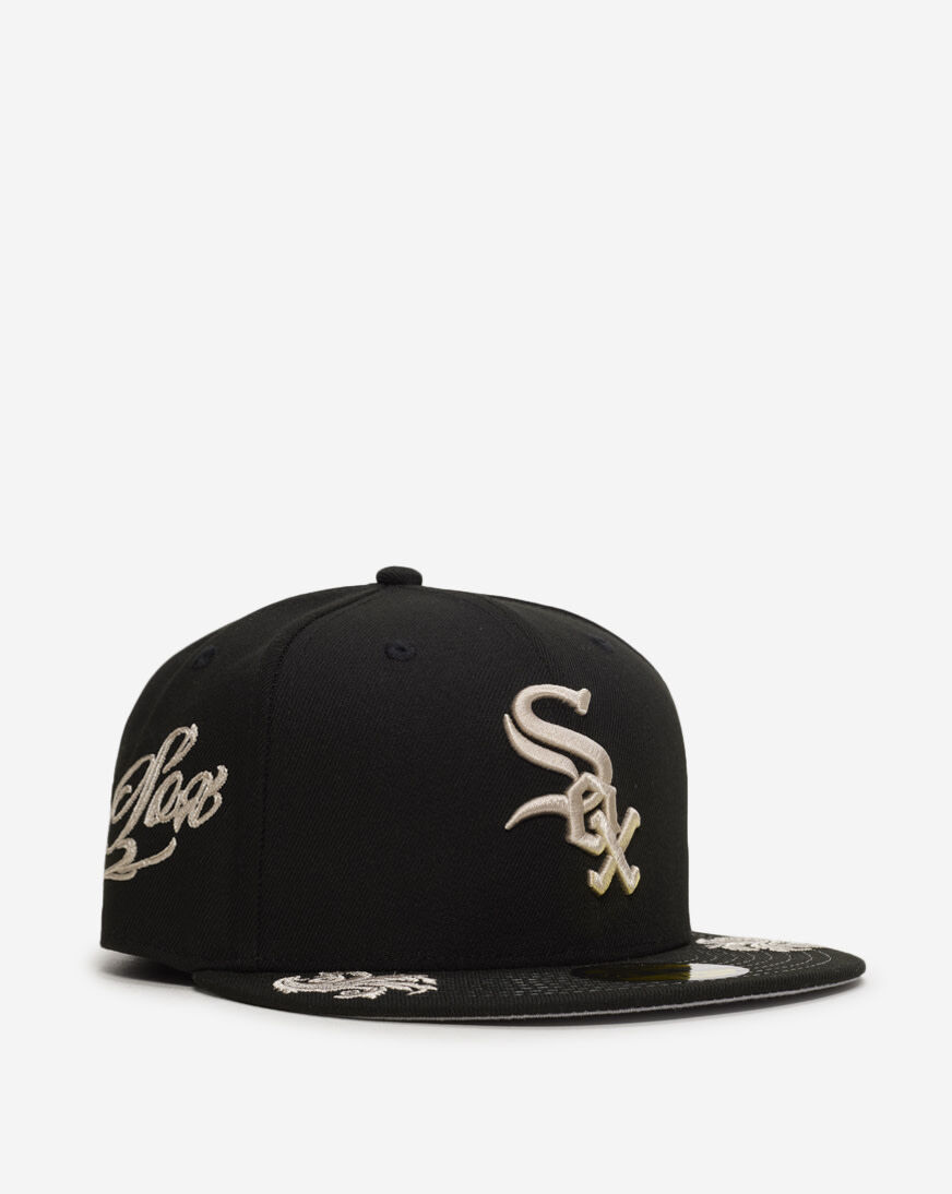 Shop New Era 59Fifty Chicago White Sox Embroidery Wordmark Fitted