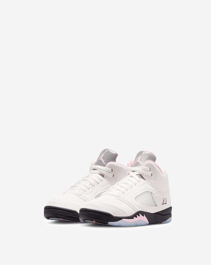 Shop Jordan Little Kids' Air Jordan 5 Retro HQ7979-102 white