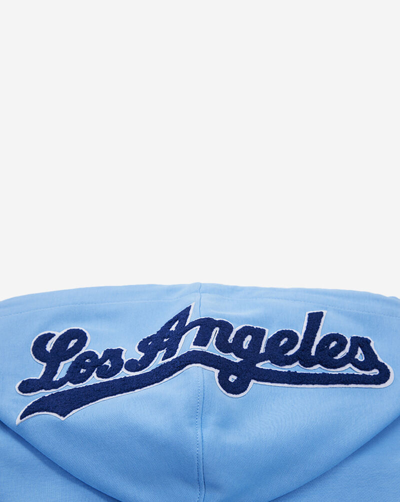 PRO STANDARD Los Angeles Dodgers Classic Chenille Double Knit Pull Over Hoodie LLD531601-UNI Blue 4