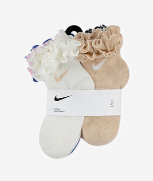 Little Kids' 6PK Ruffle Ankle Socks (5-7)