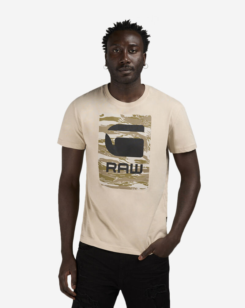 G Star Camouflage Tee D25019-336-1214 Beige 1