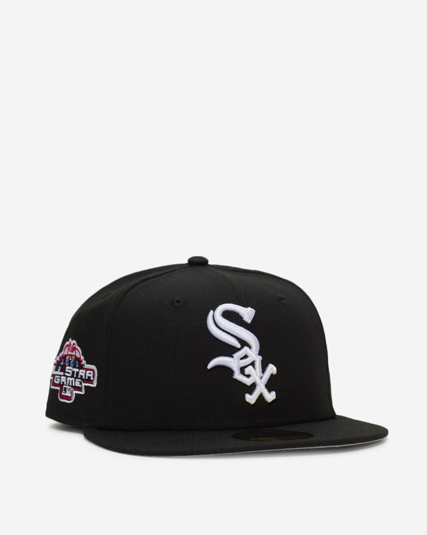 Shop New Era 59Fifty Chicago White Sox Script Tail Fitted