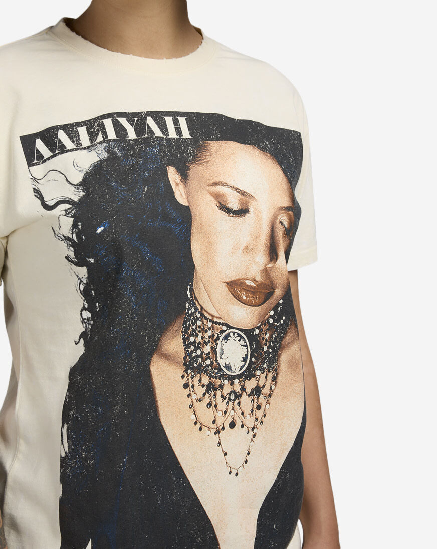 Shop Graphic Tees Aaliyah Distress Tee ALA2280FS multi