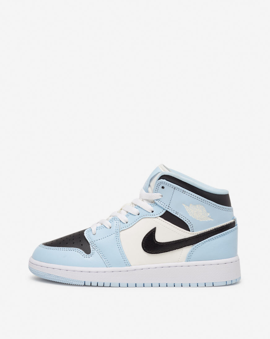 Jordan 1 mid reflective snipes top