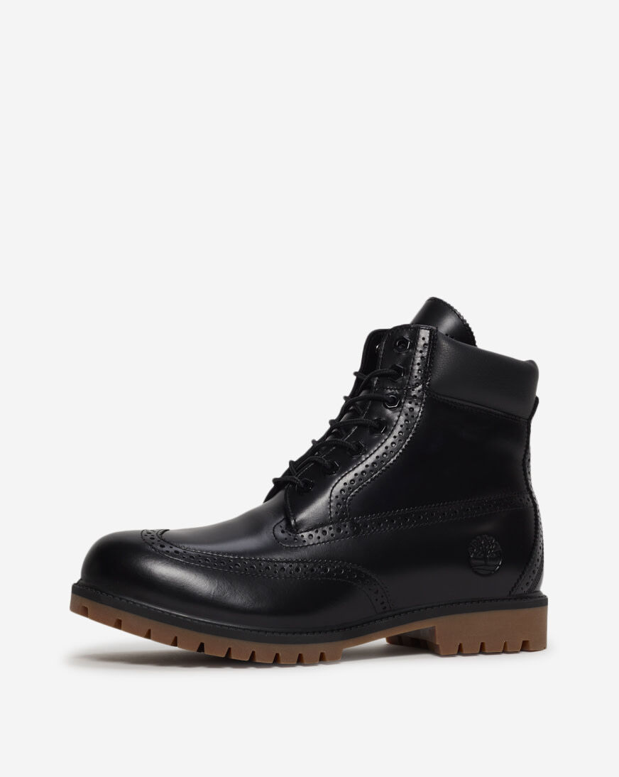 Shop Timberland Heritage 6-Inch Waterproof Boot TB0A2A8VW02 black