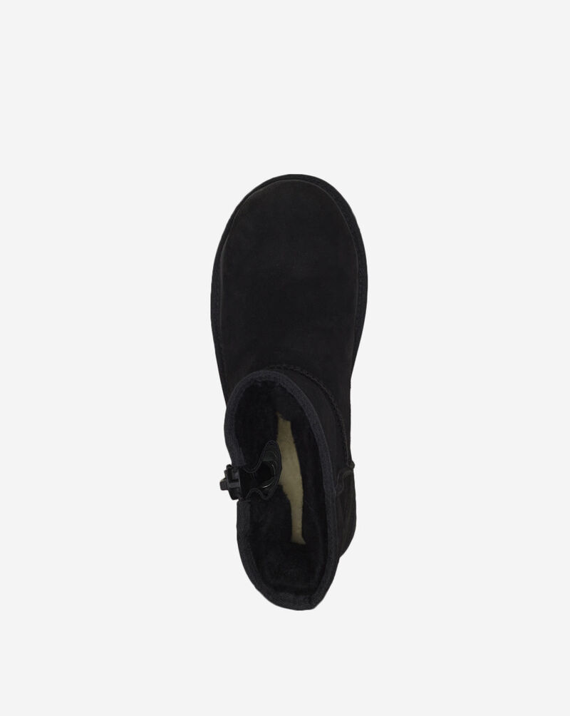 UGG Classic Mini Zipper Tape Logo Boots 1144034BLK Black 5