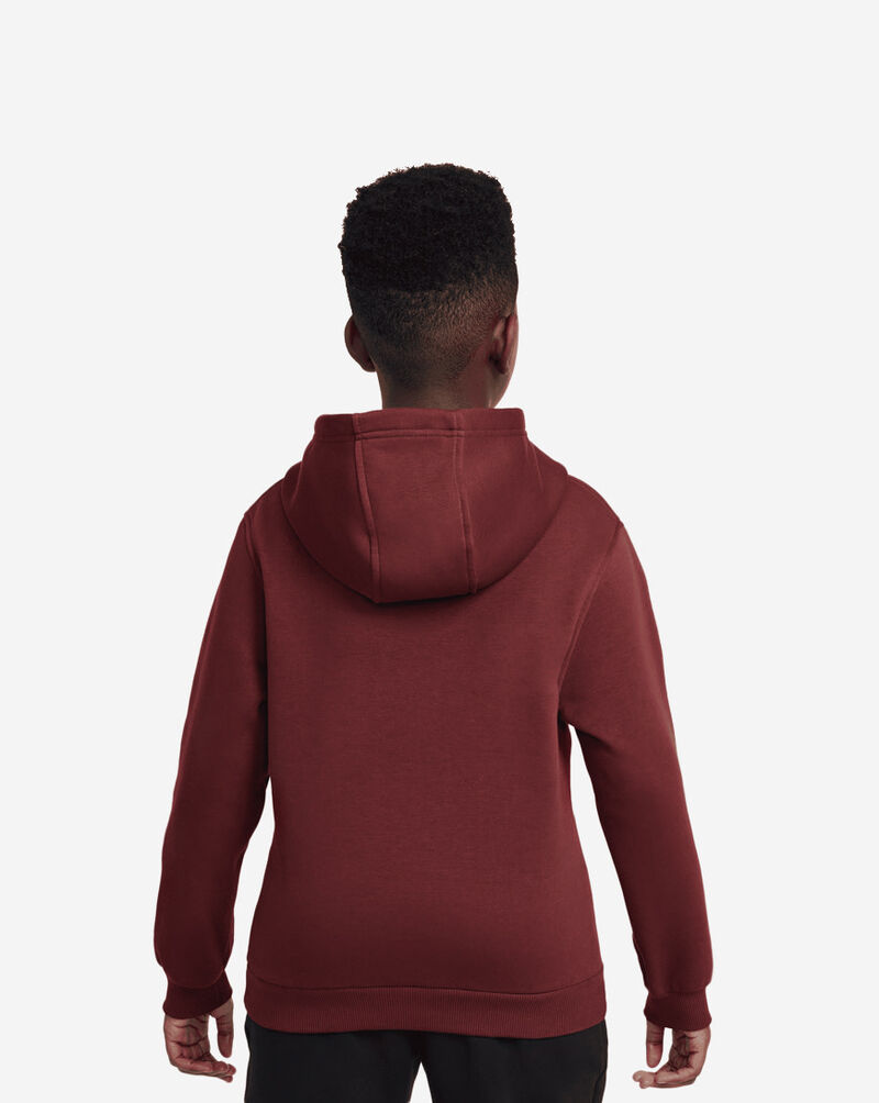 Nike Big Kids' NSW Club Fleece Hoodie FD3000-619 Red 2