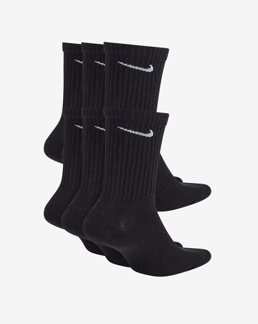 Shop Nike 6Pk Everyday Cushioned Training Crew Socks SX7666 010