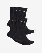 Nike 6Pk Everyday Cushioned Training Crew Socks SX7666-010 Black 2