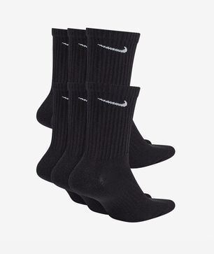 6Pk Everyday Cushioned Training Crew Socks
